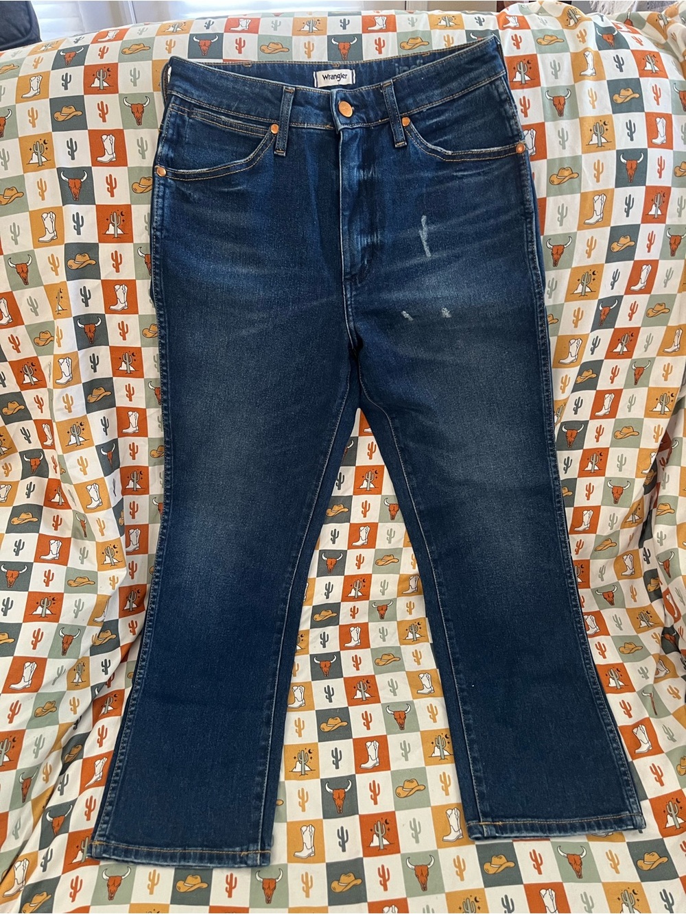 Wrangler Women’s Dark Indigo Straight Jeans